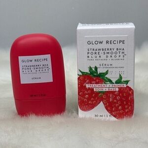Glow Recipe Strawberry BHA Pore-Smooth Blur Drop Treatment + Primer BNIB